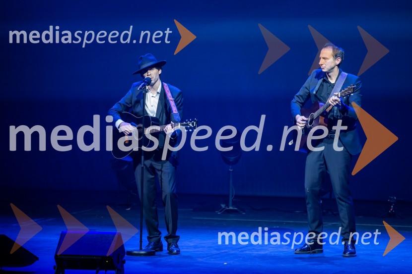 Bojan Emeršič, Vid Valič in Tilen Artač združili moči na Standup velešovu