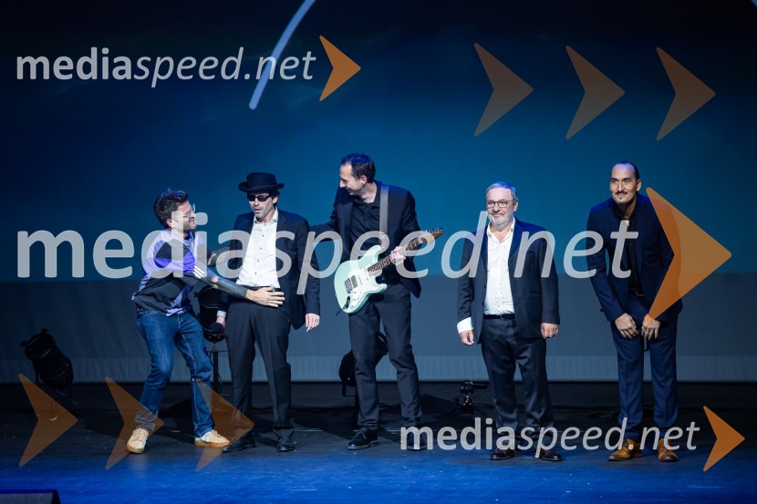 Bojan Emeršič, Vid Valič in Tilen Artač združili moči na Standup velešovu