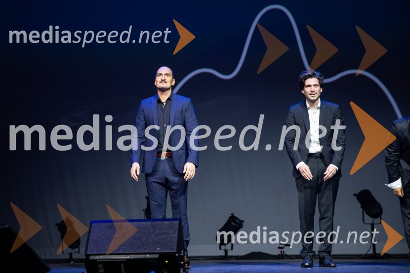 Bojan Emeršič, Vid Valič in Tilen Artač združili moči na Standup velešovu