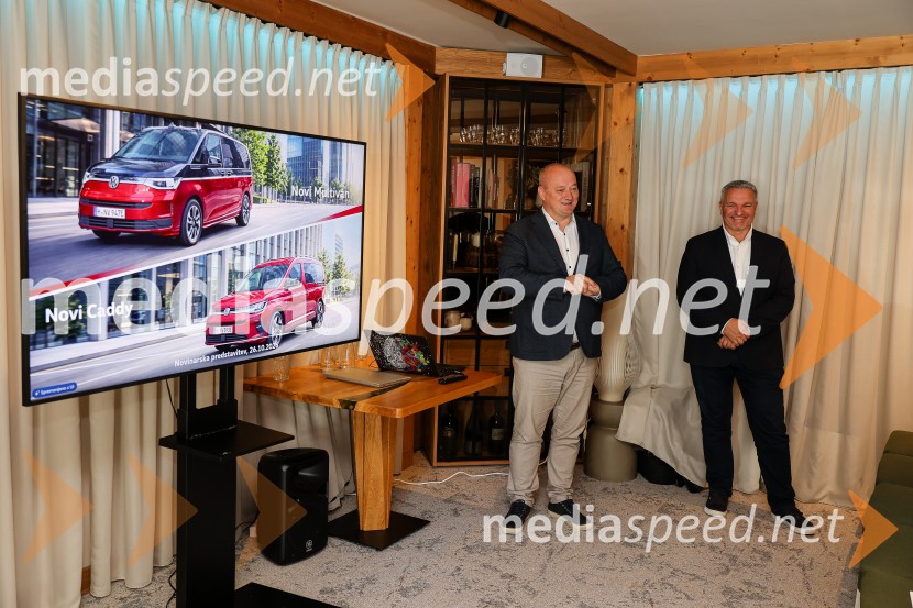 Volkswaven Caddy in Multivan ter Californija, slovenska predstavitev
