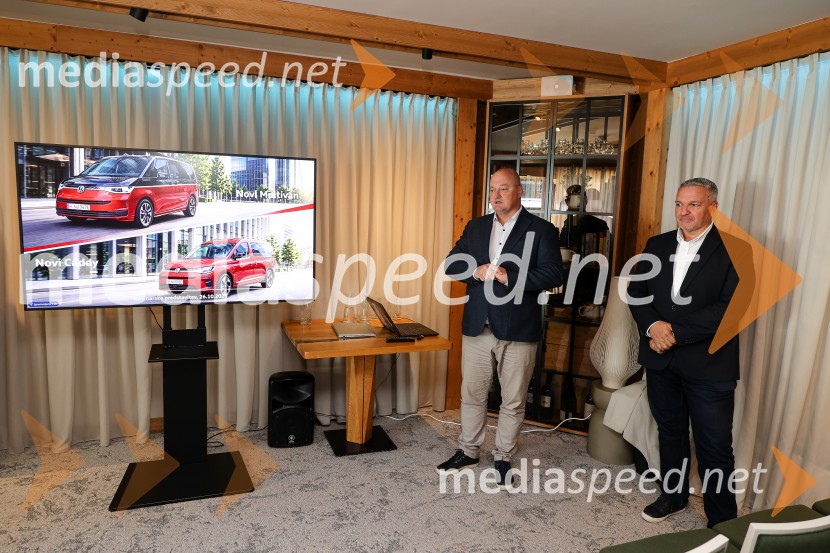 Volkswaven Caddy in Multivan ter Californija, slovenska predstavitev