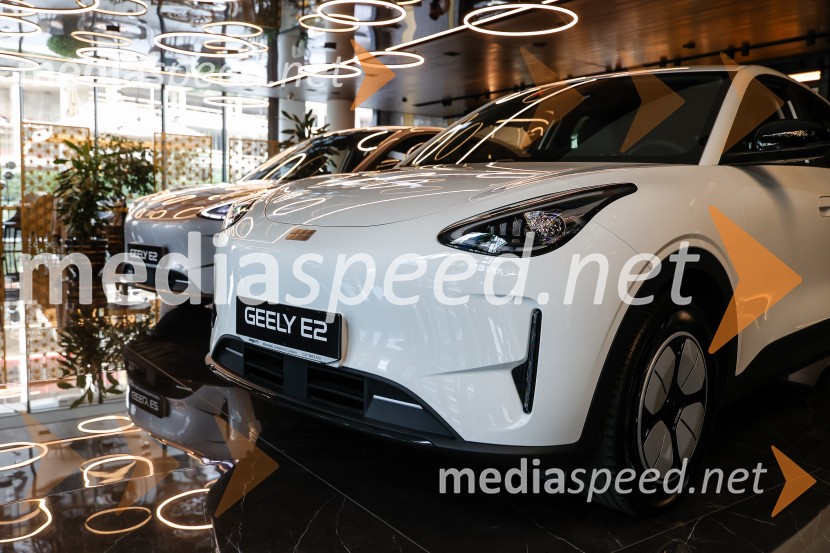 Geely E2, slovenska predstavitev