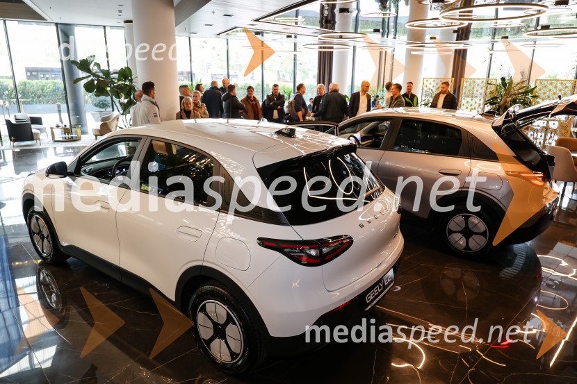 Geely E2, slovenska predstavitev