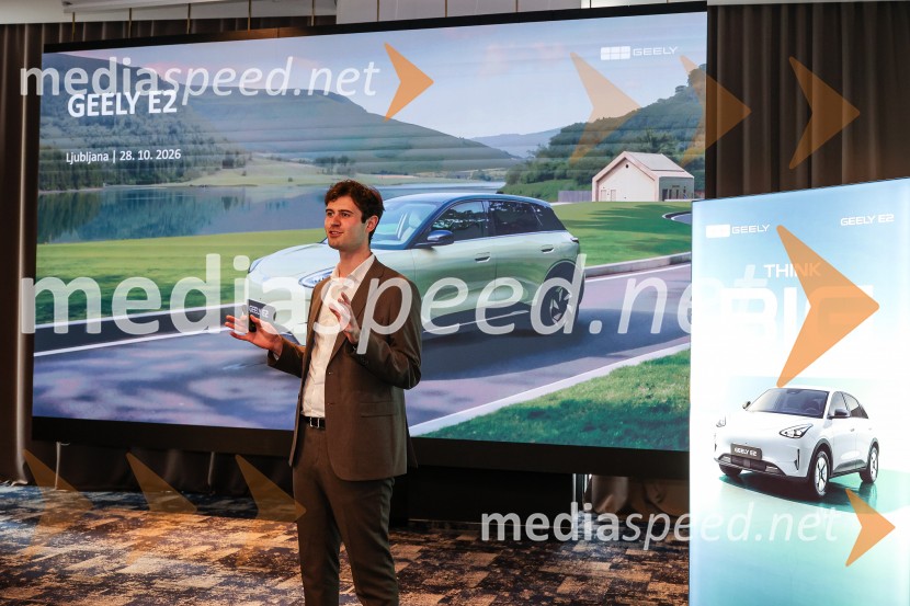 Geely E2, slovenska predstavitev