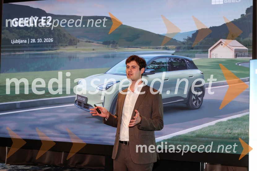 Geely E2, slovenska predstavitev