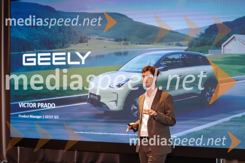 Geely E2, slovenska predstavitev