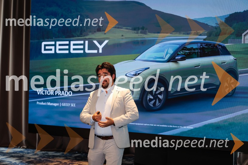 Geely E2, slovenska predstavitev
