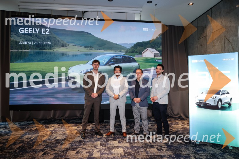 Geely E2, slovenska predstavitev
