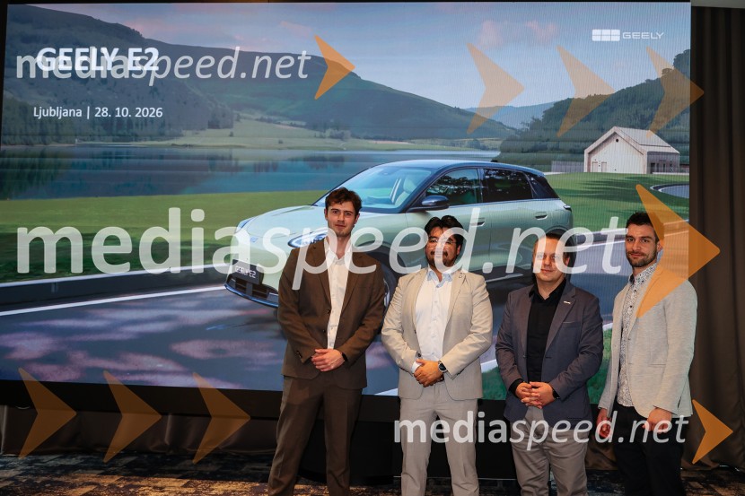 Geely E2, slovenska predstavitev