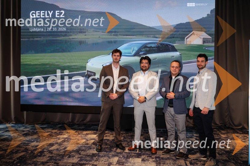 Geely E2, slovenska predstavitev