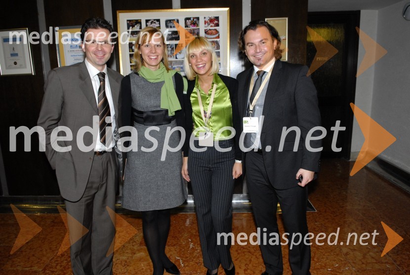 Janez Slabe, član upravnega odbora Slovenske turistične organizacije, Rebeka Kumer Bizjak, vodja oddelka za borzne in sejemske nastope na Slovenski turistični organizaciji, Aleksandra Matjašič, Slovenska turistična organizacija in Dominik S. Černjak, predsednik Turistične zveze SlovenijeOkusiti Slovenijo