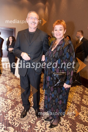 Breda Mijovič, modna poznavalka in soprog DraganTrend, podelitev nagrad