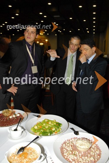 Martin Jezeršek, Hiša kulinarike Jezeršek, Dimitrij Piciga, direktor Slovenske turistične organizacije in dr. Taleb Rifai, generalni sekretar Svetovne turistične organizacijeOkusiti Slovenijo
