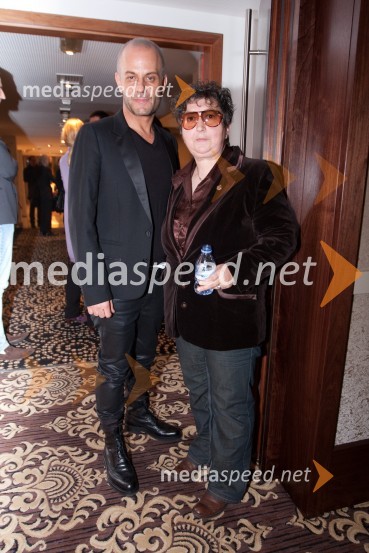 Tomaž Pandur, režiser in Dragica Petrovič, producentka in režiserkaTrend, podelitev nagrad