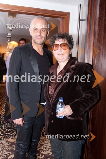 Tomaž Pandur, režiser in Dragica Petrovič, producentka in režiserkaTrend, podelitev nagrad