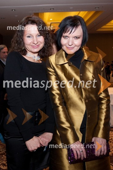 Violeta Tomič, igralka in Jožica Brodarič, modna ikonaTrend, podelitev nagrad