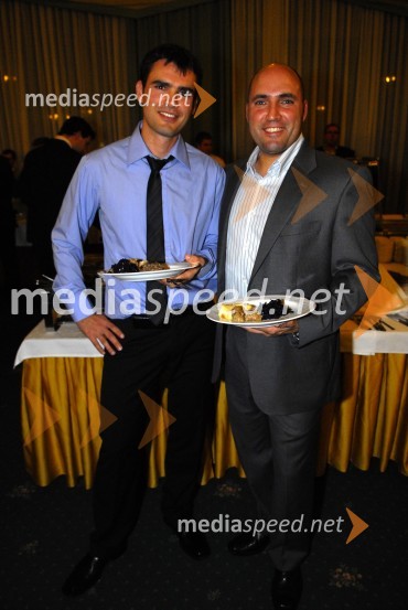 Luka Esenko, Zavod Židana Marela prejemniki nagrade Snovalec 2009 in Boštjan Horjak, direktor agencije Liberty SloveniaOkusiti Slovenijo