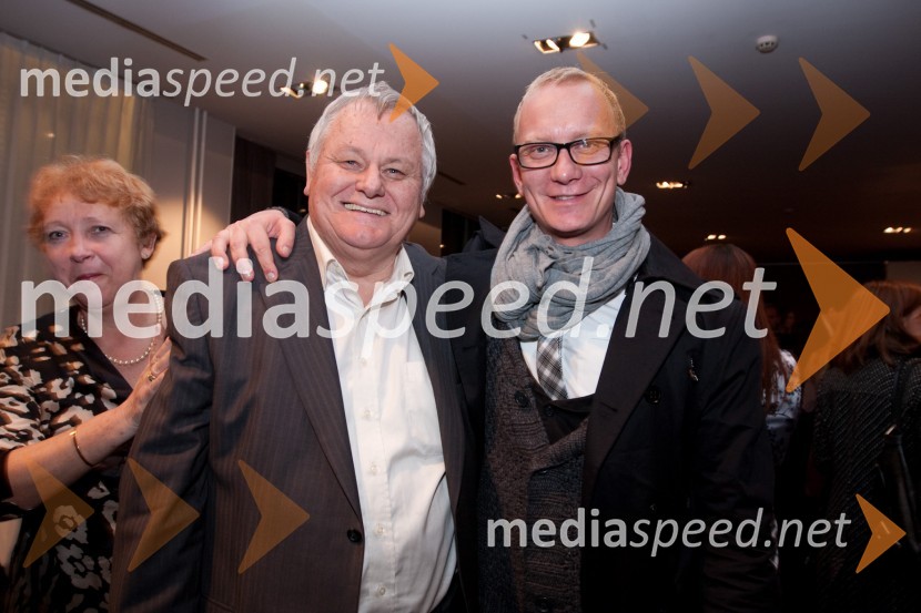 Evgen Car, igralec in Uroš Smolej, igralecPomladno prebujenje, premiera mjuzikla v MGL