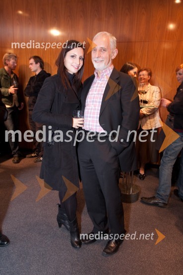 Ana Vuk, hostesa in oče JožefPomladno prebujenje, premiera mjuzikla v MGL