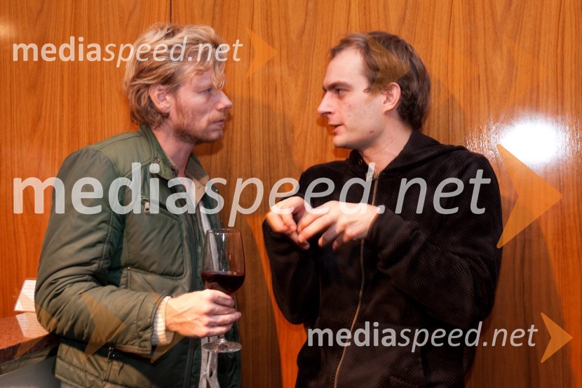 Matija Vastl, igralec in Gregor Gruden, igralecPomladno prebujenje, premiera mjuzikla v MGL