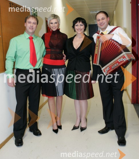 Tomaž Ahačič, skupina Yuhubanda, Monika Pučelj, Nuška Drašček in Boštjan KonečnikSlovenska polka in valček