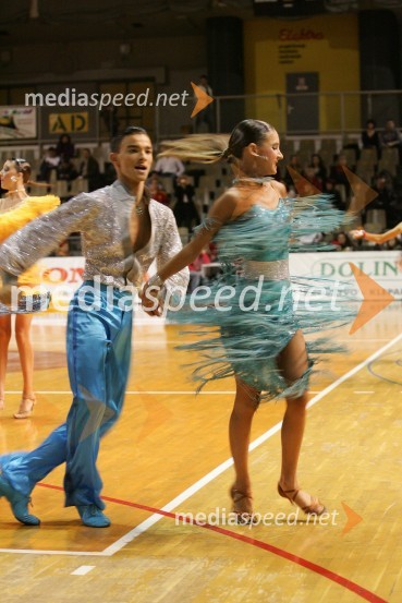 Michele Albigese in Naja Dolenc, plesalcaMaribor open 2009