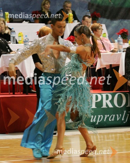Michele Albigese in Naja Dolenc, plesalcaMaribor open 2009