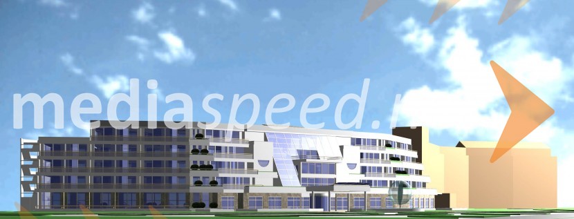 Skica zunanjosti hotelaPredstavitev Hotel Livada Prestige - 5 zvezdic, Terme 3000