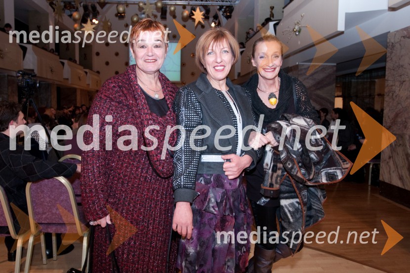 	 Breda Mijovič, modna poznavalka, Vika Potočnik, nekdanja ljubljanska županja in Mojca Beseničar, modna oblikovalkaI know you want me-young fresh creative, modna revija