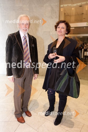 Janez Povše, režiser in Martina Mrhar, dramaturginjaKaj je resnica, premiera predstave v SNG Nova Gorica
