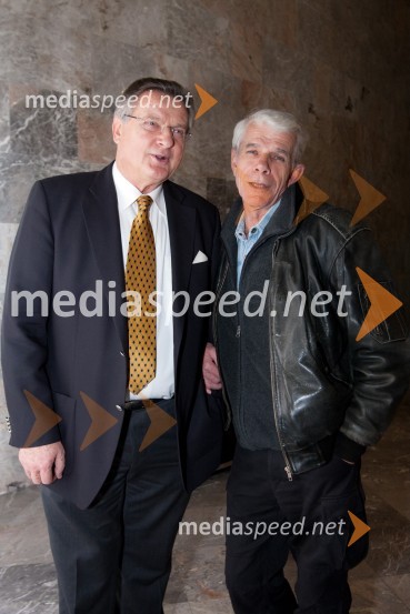 Dušan Mlakar, režiser in Ivo Barišič, igralecKaj je resnica, premiera predstave v SNG Nova Gorica