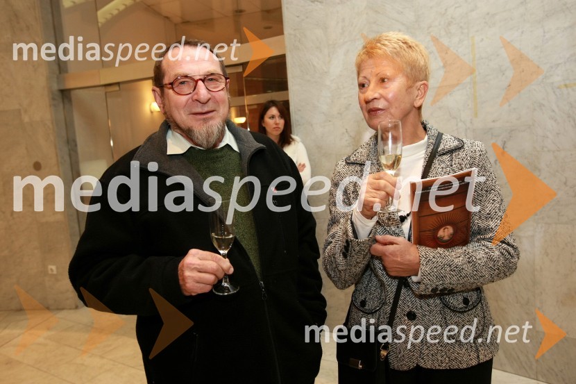 Aleš Zorjan in soproga AntonijaKaj je resnica, premiera predstave v SNG Nova Gorica