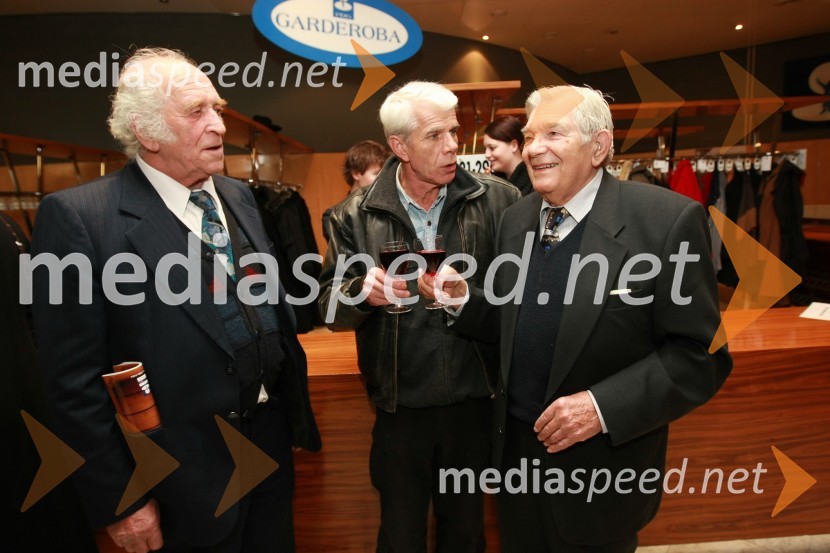 Tone Šolar, igralec, Ivo Barišič, igralec in Veljko JelaskaKaj je resnica, premiera predstave v SNG Nova Gorica