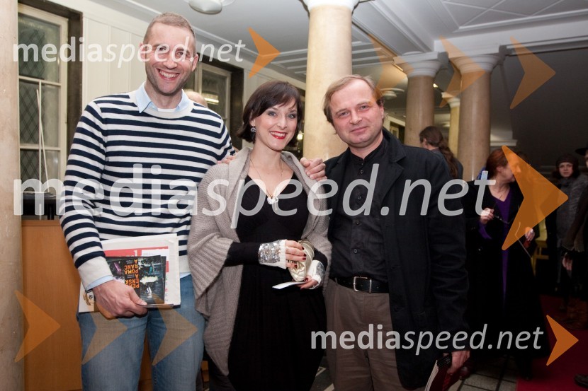 Tadej Zupančič, prevajalec, Blažka Müller Pograjc in Tomaž Toporišič, dramaturgPeklenska pomaranča, premiera v Slovenskem mladinskem gledališču
