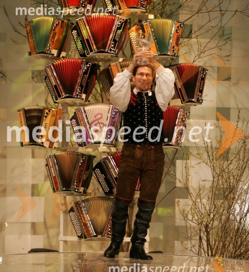 Član ansambla StoržičSlovenska polka in valček