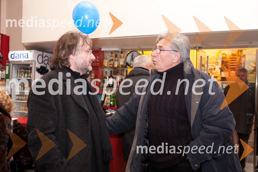 	Vinko Möderndorfer, režiser in scenarist in Franc Markovčič, igralecKandidatka in šofer, premiera filma