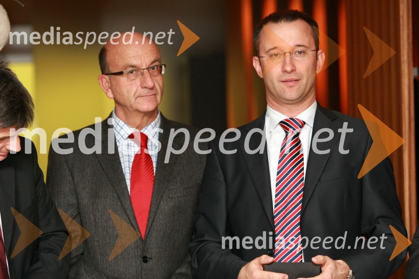 Heinz Slesak, generalni direktor Porsche Slovenija d.o.o. in Darko Horvat, direktor programa Audi pri Porsche Slovenija d.o.o.Porsche Slovenija d.o.o., vodstvo podjetja