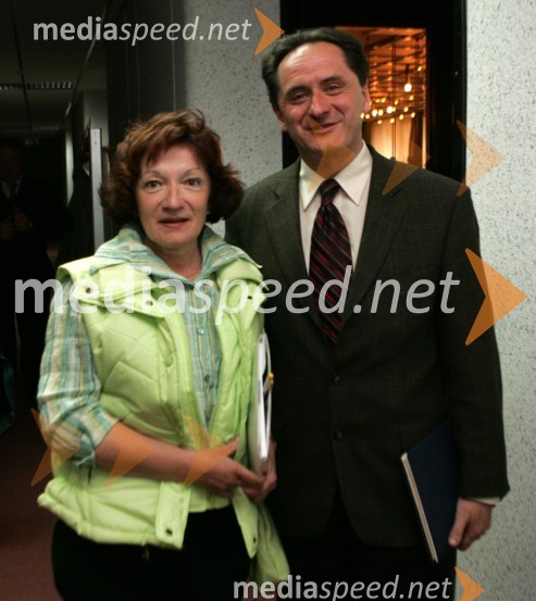 Brigita Bavčar, Idea TV in Drago Flisar, direktor za tehnični dejavnost in investicije, podjetje Terme 3000 d.d.Predstavitev Hotel Livada Prestige - 5 zvezdic, Terme 3000