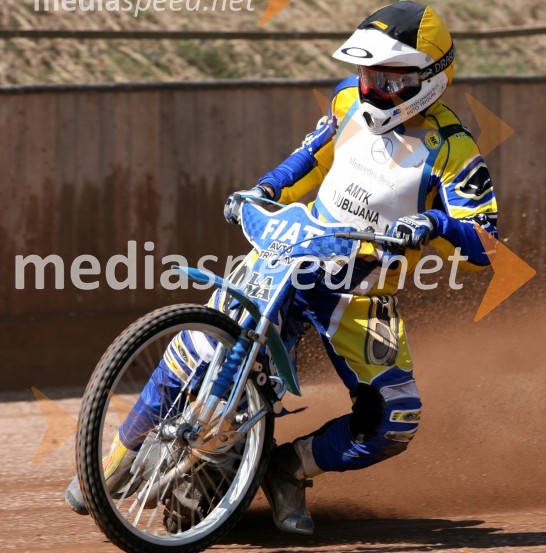 Jaka Hlad (AMTK Ljubljana)SPEEDWAY, 1. dirka DP posameznikov Slovenije, Avstrije in Hrvaške