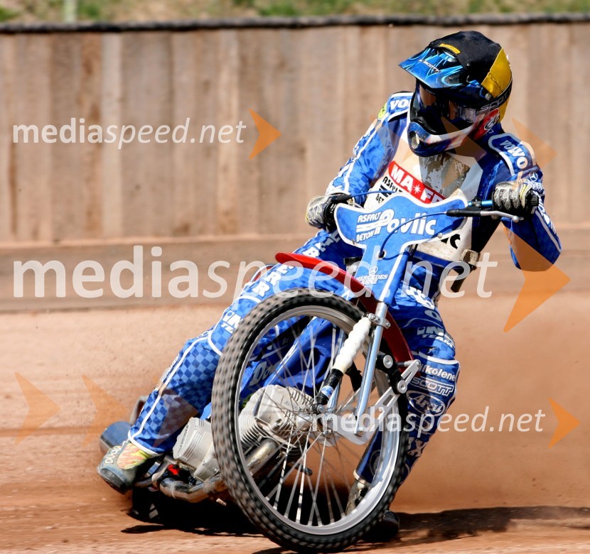 Jurica Pavlic (SK Unia Goričan, Hrvaška)SPEEDWAY, 1. dirka DP posameznikov Slovenije, Avstrije in Hrvaške