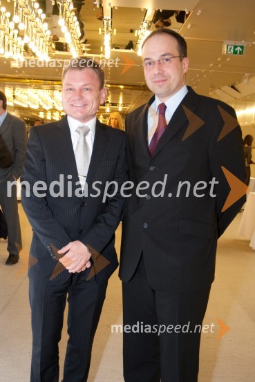 Franci Matoz, odvetnik in Leo Oblak, predsednik uprave Infonet media, d.d.17. Manager koncert