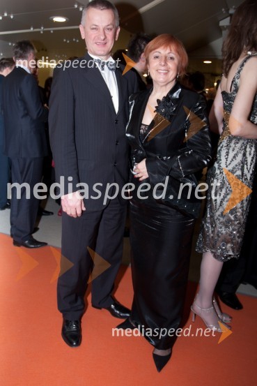 Tatjana Fink, direktorica podjetja Trimo Trebnje d.d. s soprogom17. Manager koncert