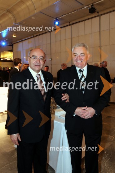 Mitja Rotovnik, direktor Cankarjevega doma in Borut Miklavčič, minister za zdravje17. Manager koncert