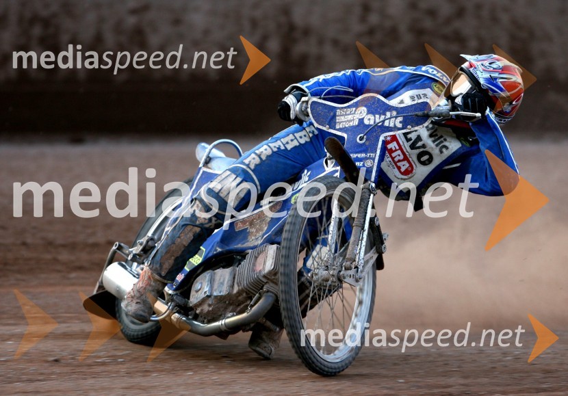 Jurica Pavlic (SK Unia Goričan, Hrvaška)SPEEDWAY, 1. dirka DP posameznikov Slovenije, Avstrije in Hrvaške