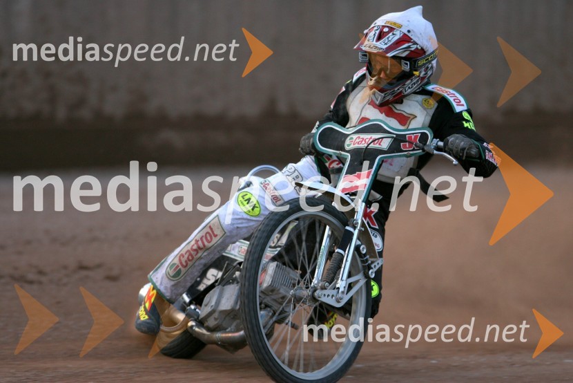 Manuel Hauzinger (Avstrija)SPEEDWAY, 1. dirka DP posameznikov Slovenije, Avstrije in Hrvaške