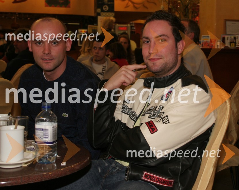 Marko Tkalec in Miha Mihalič, tenisačaModna revija spodnjega perila Cotonella