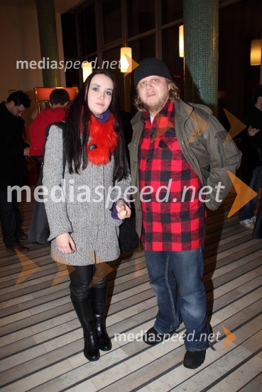 Tinkara Kovač, pevka in Tomislav Jovanovič - Tokac, pevec in kitarist skupine Dan DVal 202, Ime leta 2009