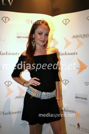 Iryna Osypenko, manekenkaFashion TV, prednovoletna zabava