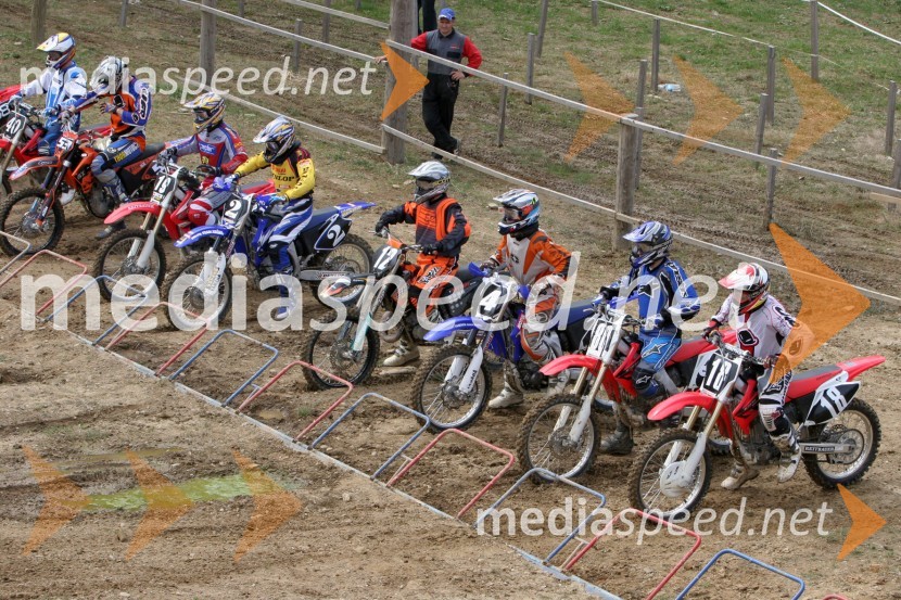 Štart v razredu do 125 ccmMOTOKROS, 2. dirka za DP, Slovenj Gradec