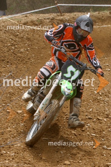 Theo Urbas (MK Notranjska)MOTOKROS, 2. dirka za DP, Slovenj Gradec